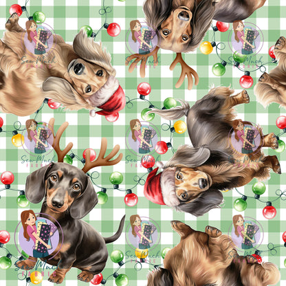 CHRISTMAS Pre-Order: Deck the Paws- Dachshund
