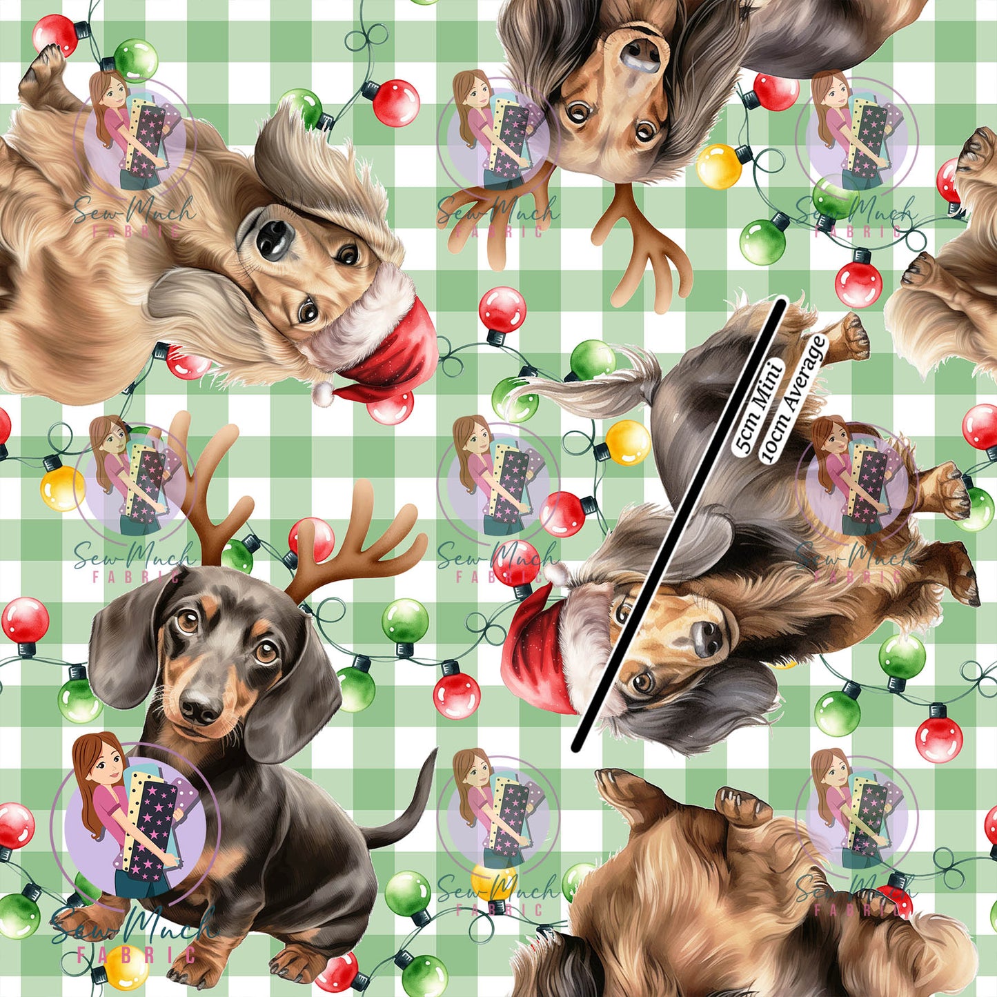 Christmas: Dachshund | Woven | Retail | Average Scale