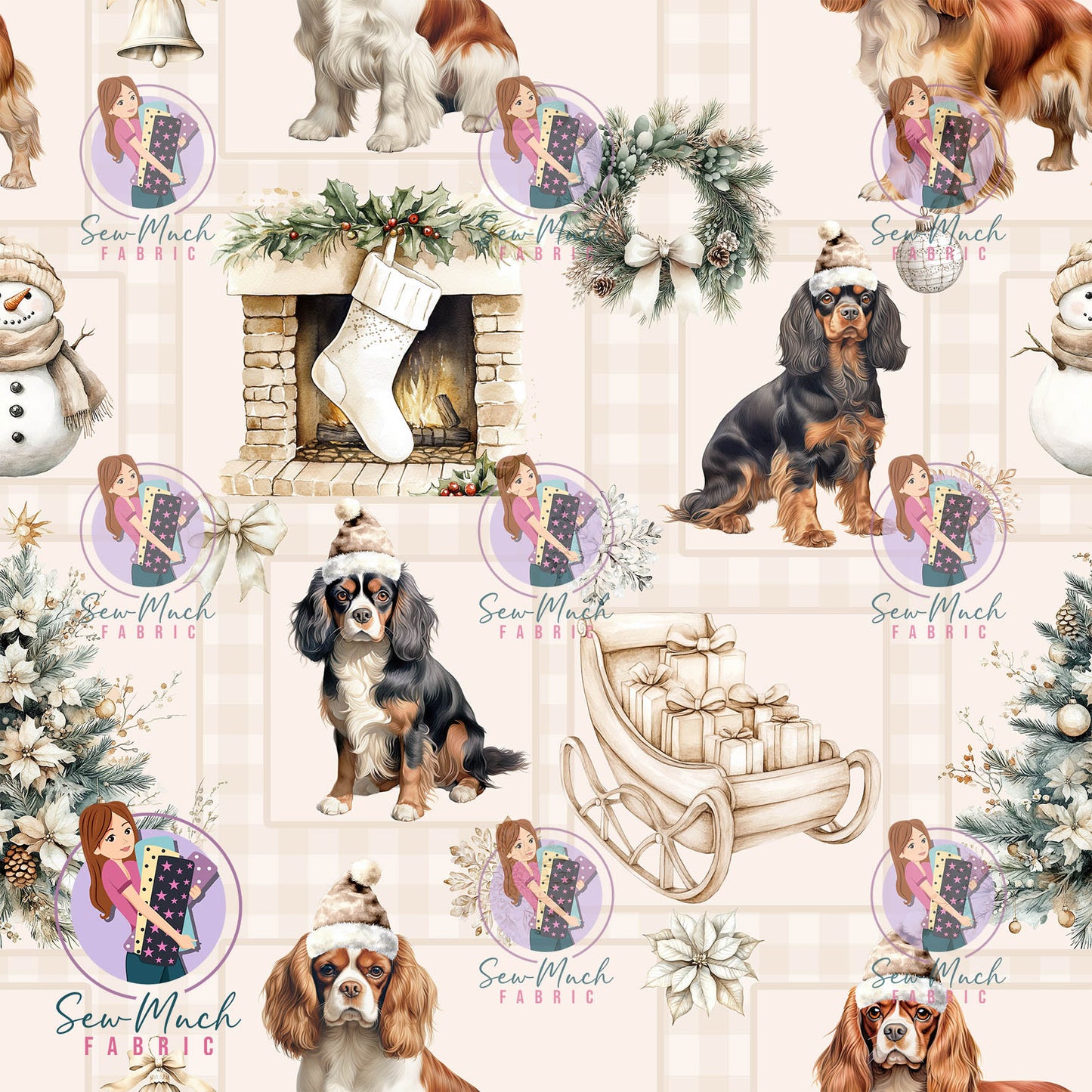 CHRISTMAS Pre-Order: Winter Wonderland - Cavalier King Charles Spaniel