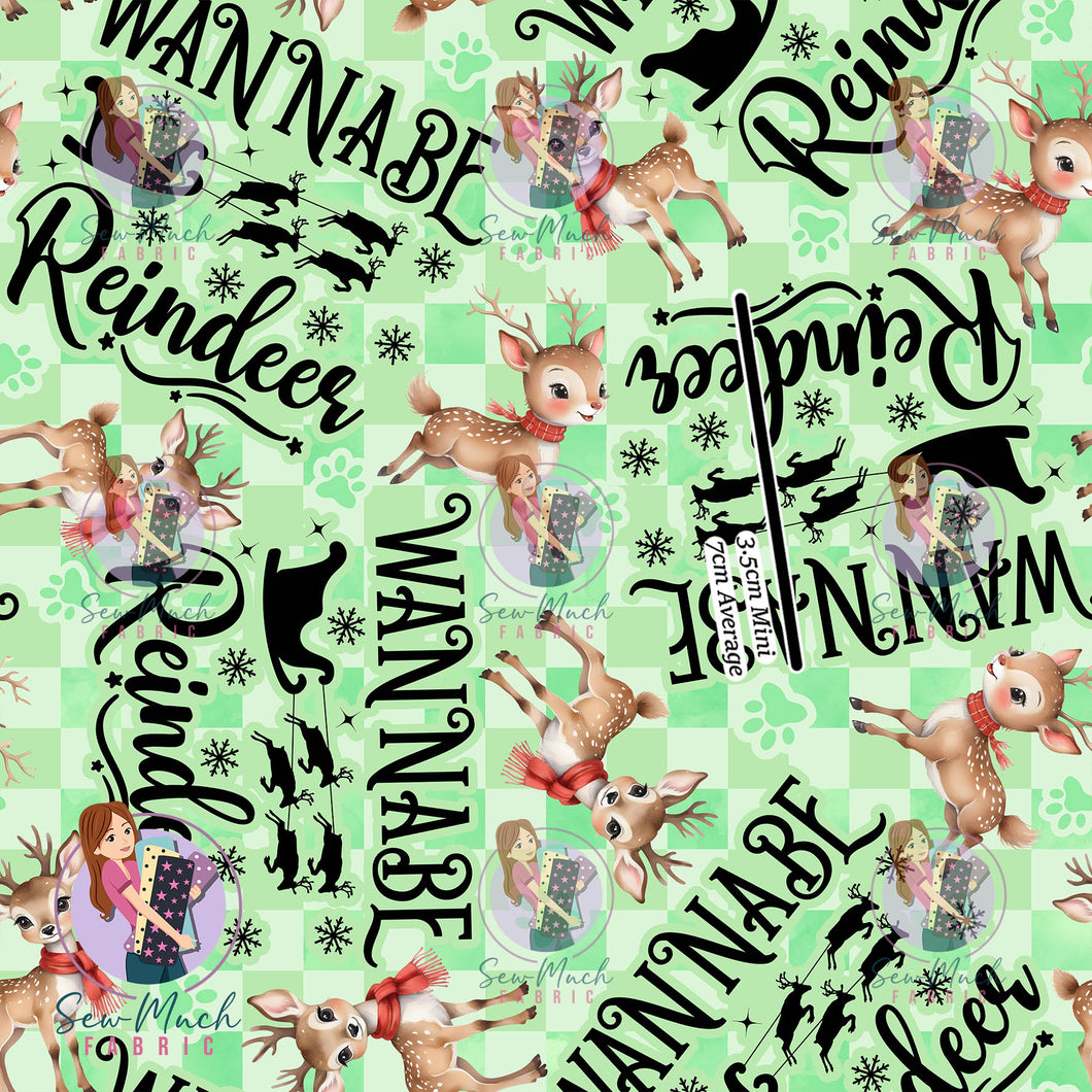 Christmas: Wannabe Reindeer | Woven | Retail | MINI Scale