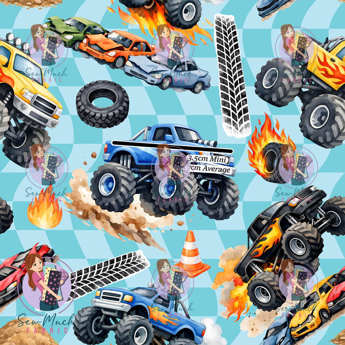 OCTOBER Pre-Order (1): Monster Trucks Blue