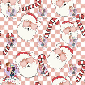 Santa Candy Canes | Woven | Retail | Average Scale