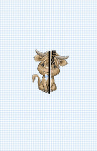 SEPTEMBER Pre-Order (2): Highland Cow Blue Bows | PANEL |