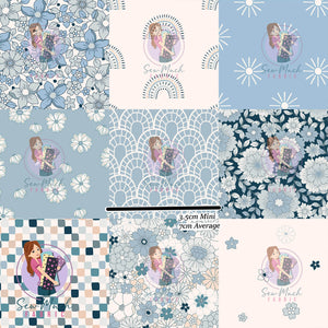 Blue Patchwork | Canvas | Retail | Average Scale