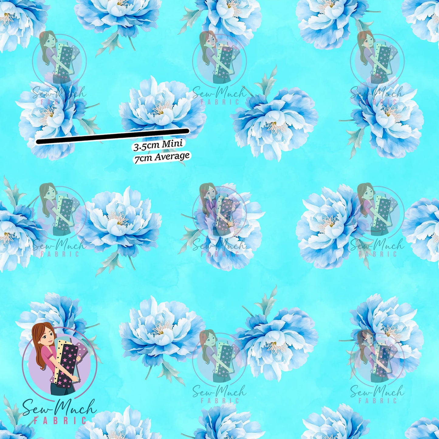 Floral Coordinate Bright Blue | Pre-Order |