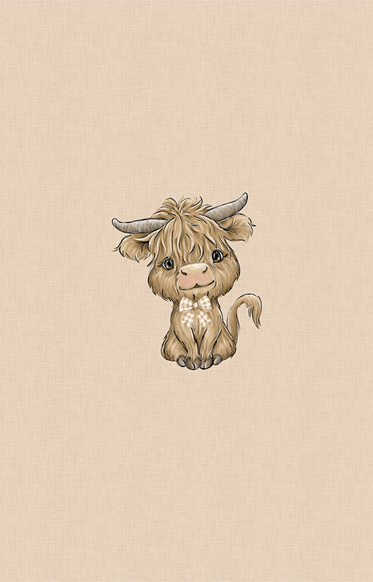 SEPTEMBER Pre-Order (2): Highland Cow Beige Bows | PANEL |