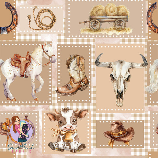 Unlimited Pre-Order: Western Patchwork Tan