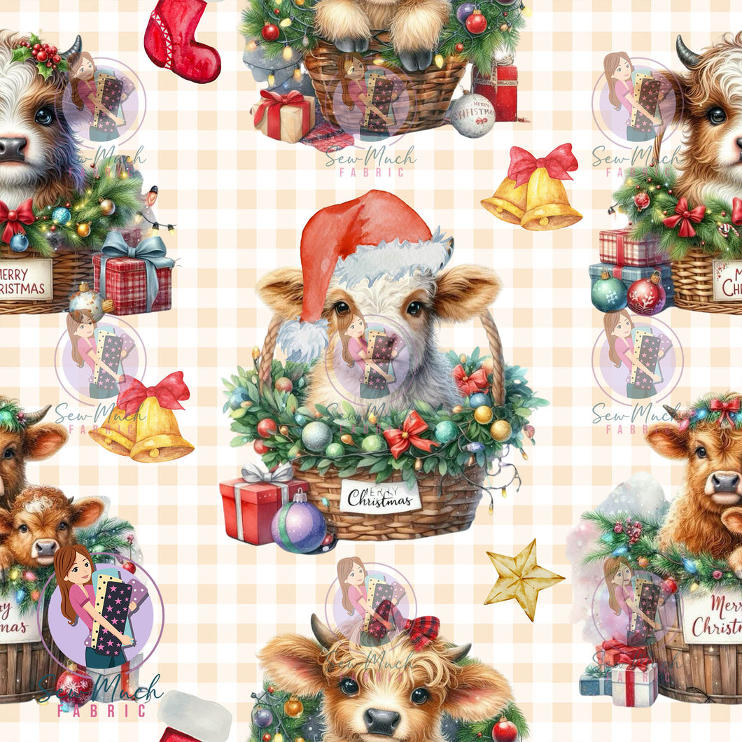 CHRISTMAS: Christmas Cows | Knit | Retail | Average Scale