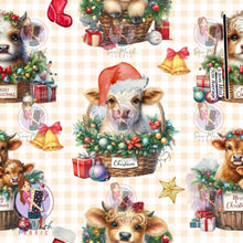 Load image into Gallery viewer, CHRISTMAS: Christmas Cows | Knit | Retail | Average Scale
