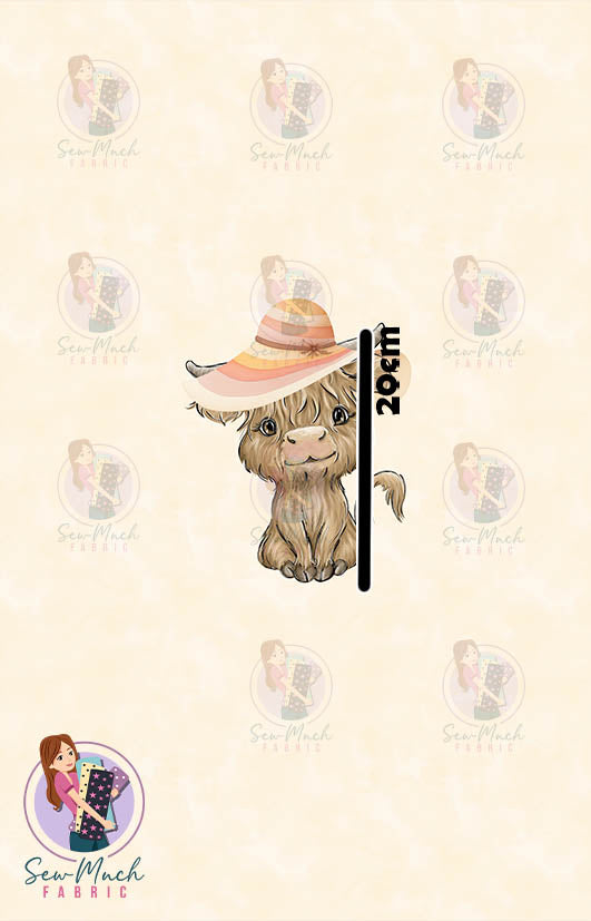 SEPTEMBER Pre-Order (1): Highland Cow Beach PANEL