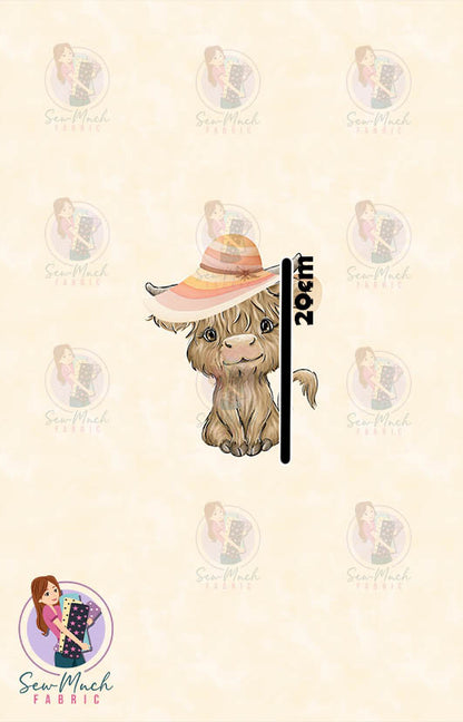 SEPTEMBER Pre-Order (1): Highland Cow Beach PANEL