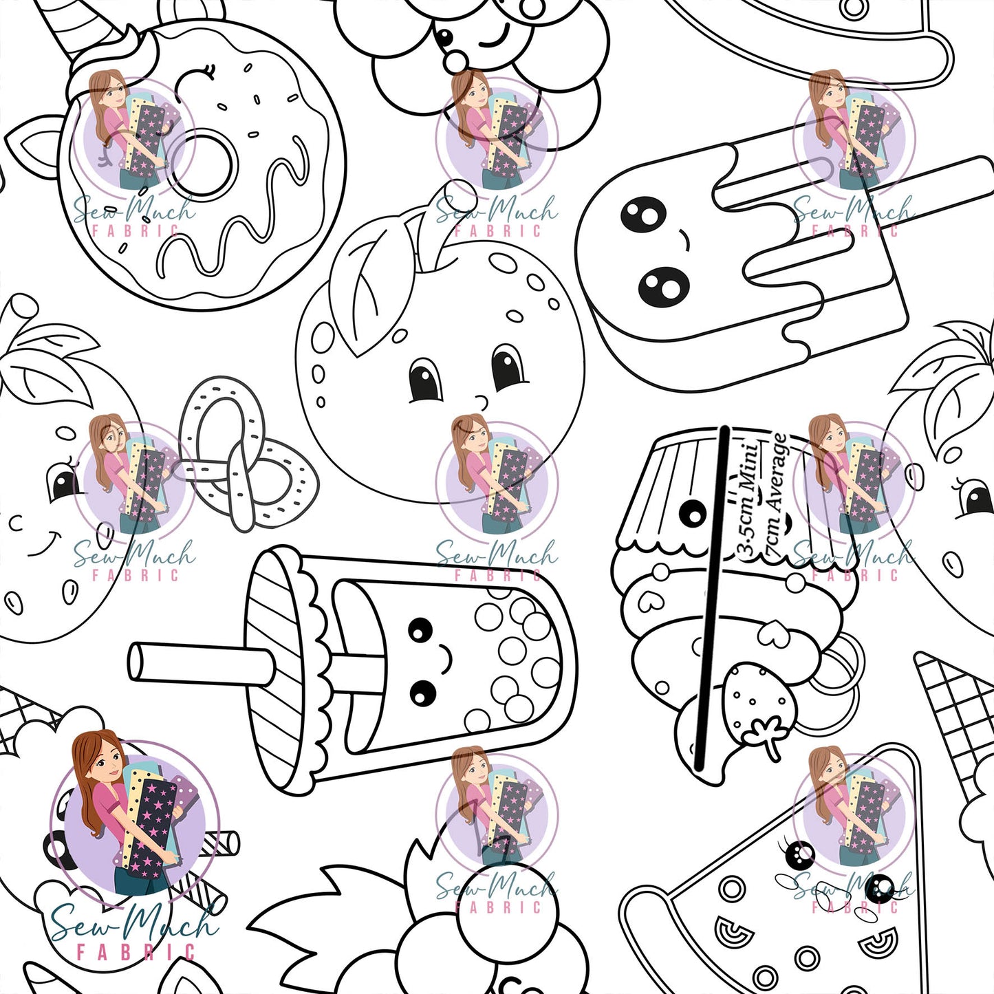 Colour In Food | Woven | Retail | MINI Scale