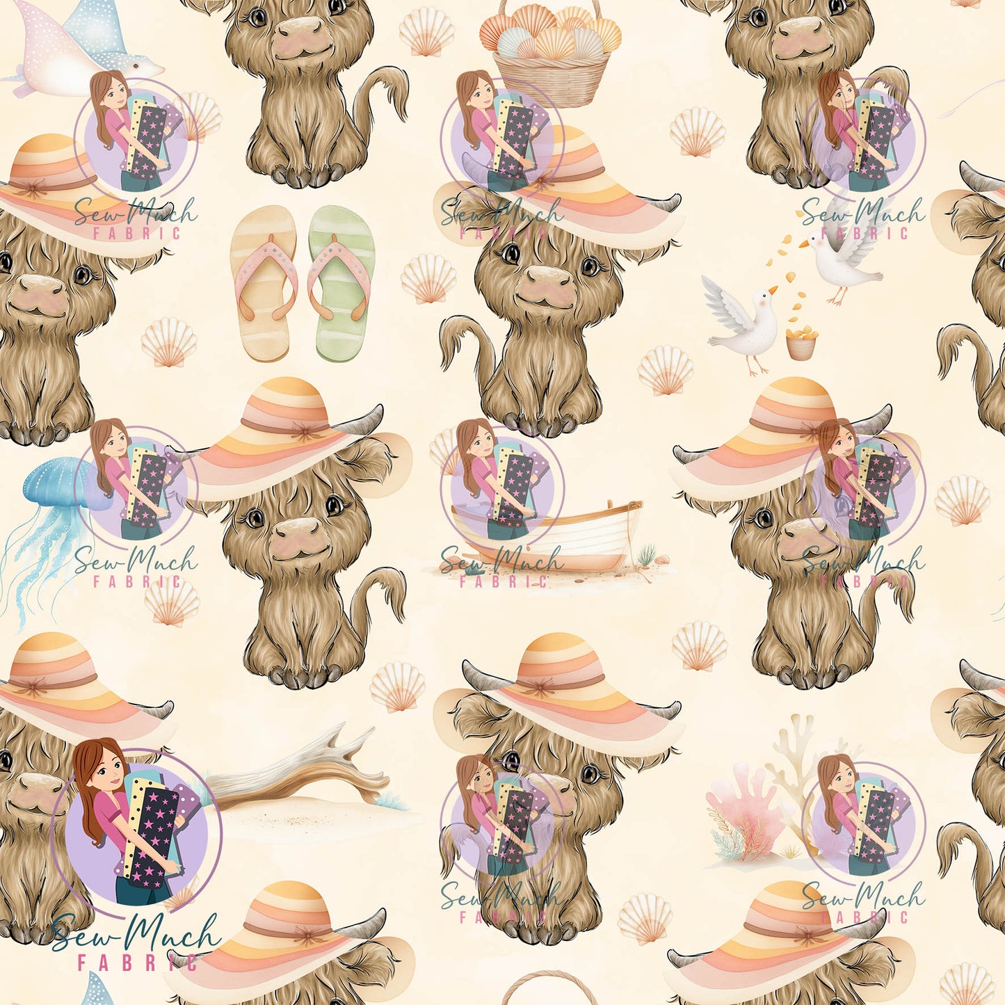 SEPTEMBER Pre-Order (1): Highland Cow Beach