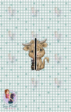 Load image into Gallery viewer, NOVEMBER Pre-Order (2): Highland Cow Sage | PANEL |
