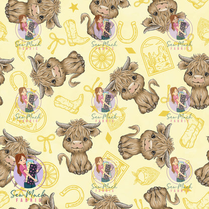 AUGUST Pre-Order (2): Highland Cow Western Yellow