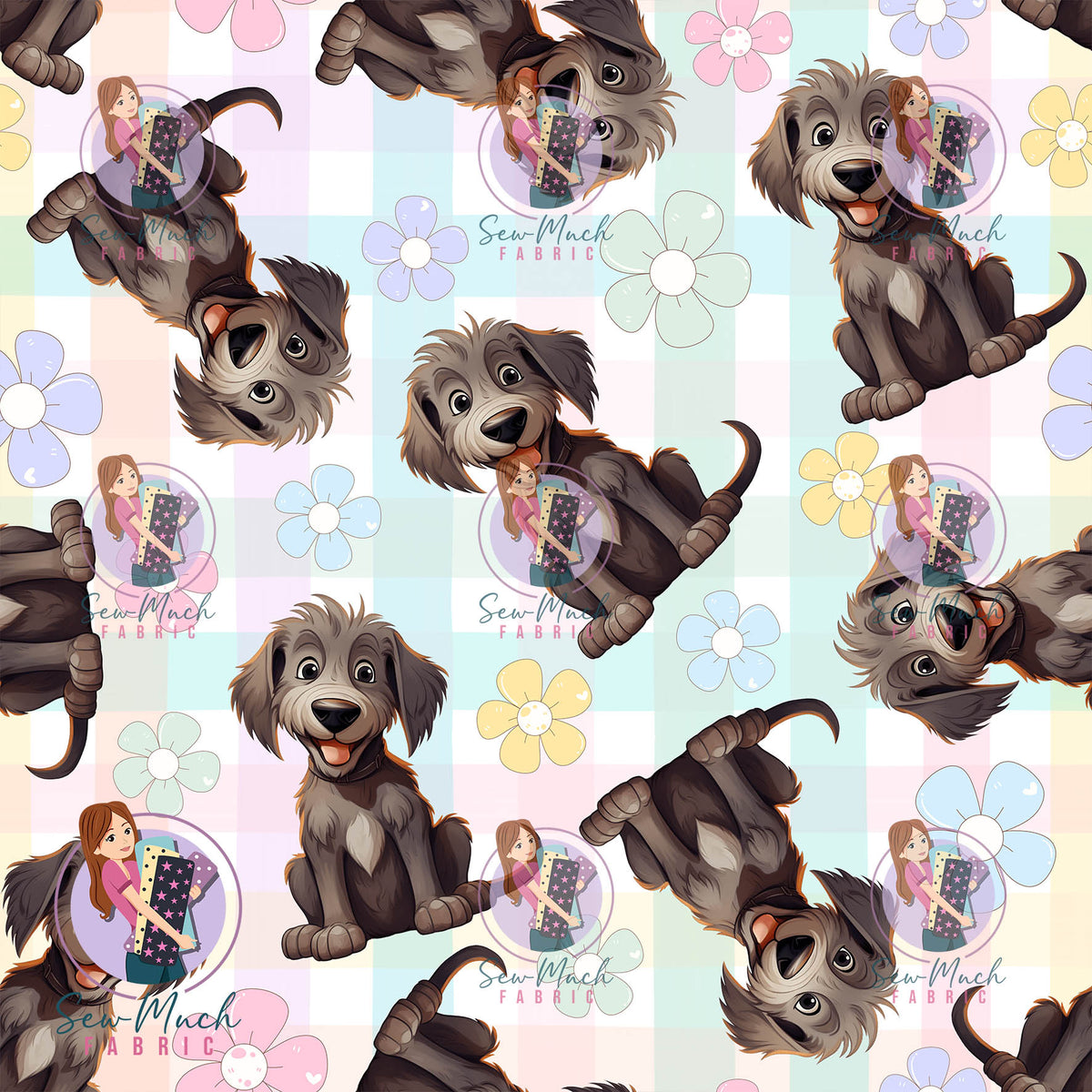 SEPTEMBER Pre-Order (2): Irish Wolfhound Floral