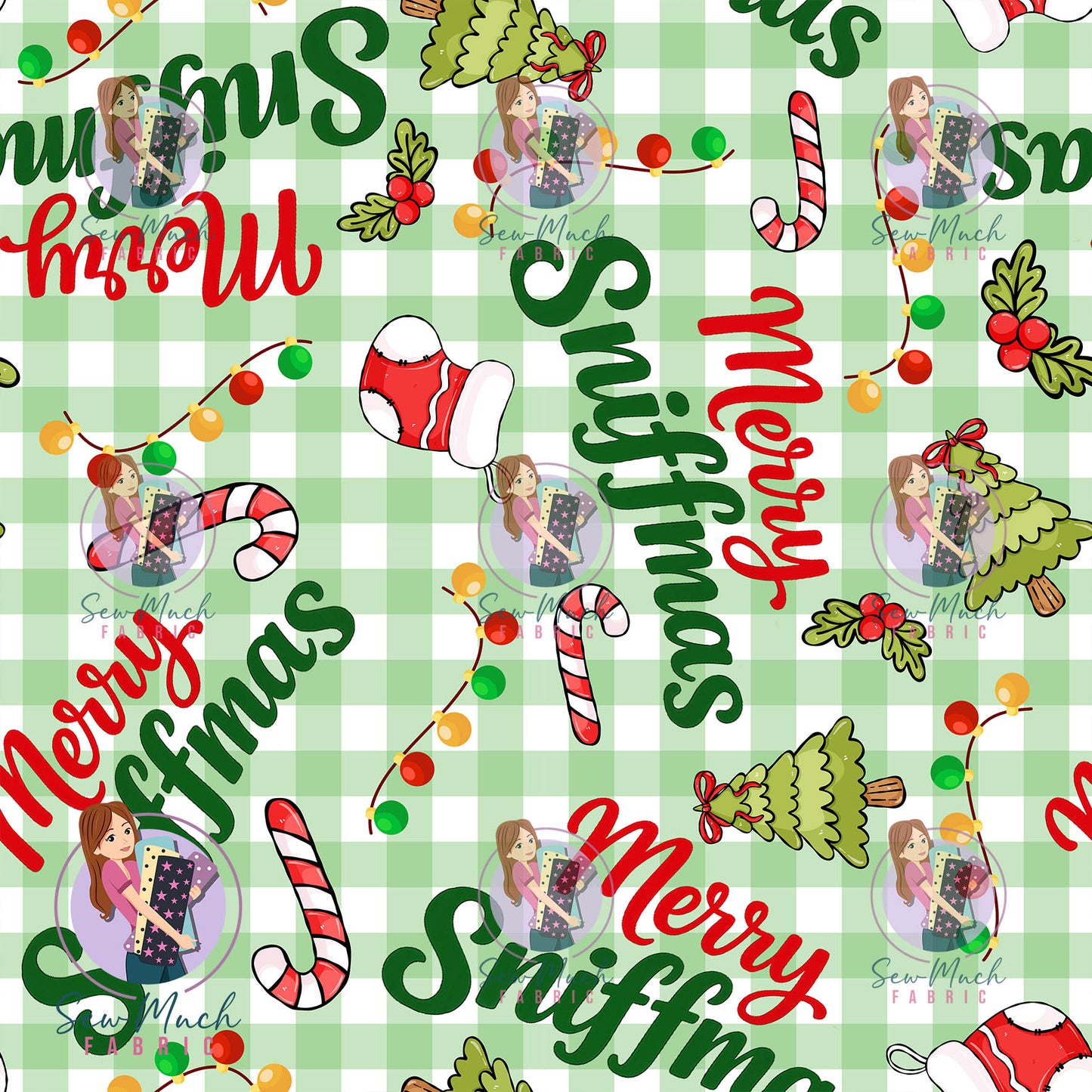 CHRISTMAS Pre-Order: Merry Sniffmas Gingham