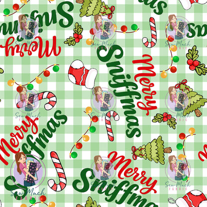 CHRISTMAS Pre-Order: Merry Sniffmas Gingham