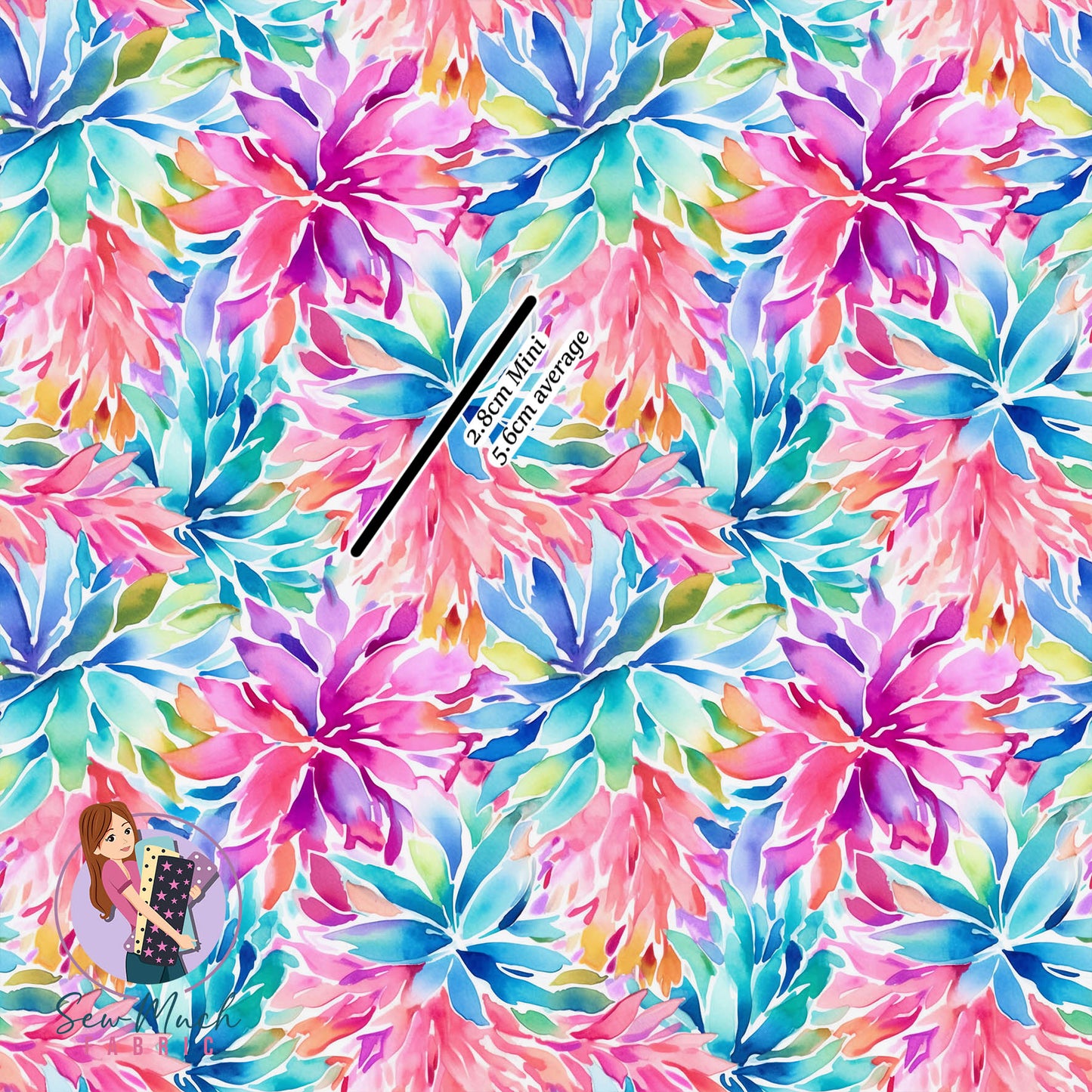 Floral Rowan | French Terry | Retail | Average scale