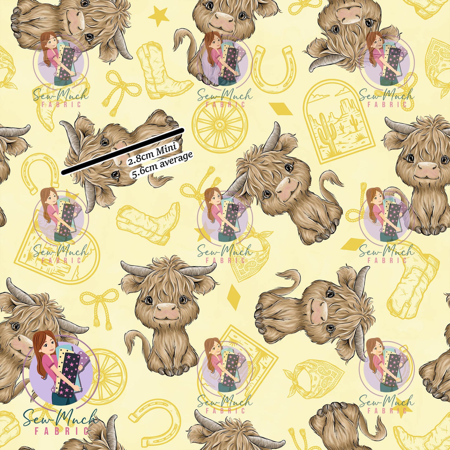 AUGUST Pre-Order (2): Highland Cow Western Yellow