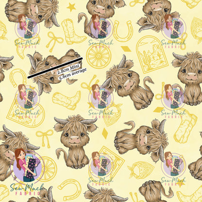 AUGUST Pre-Order (2): Highland Cow Western Yellow