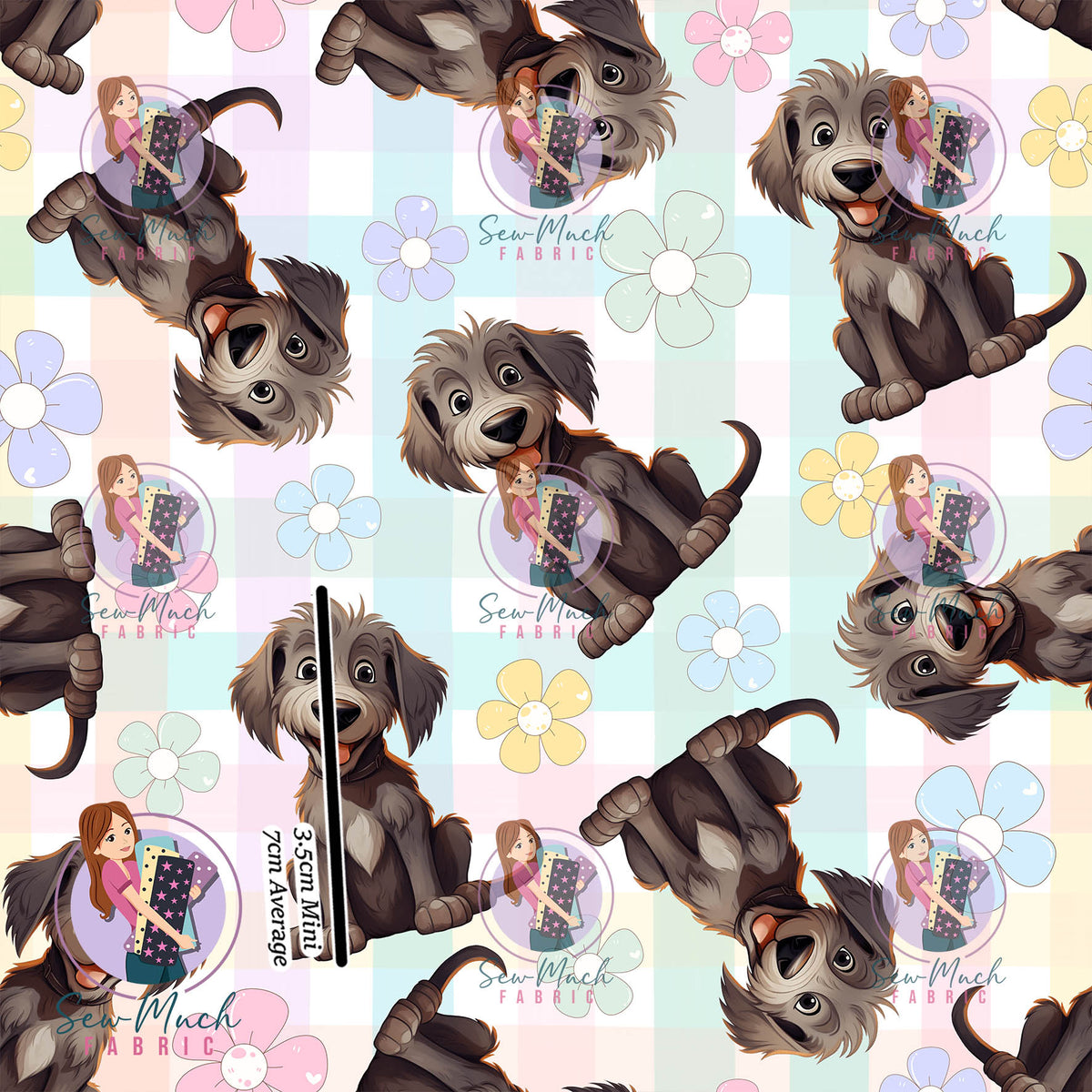 SEPTEMBER Pre-Order (2): Irish Wolfhound Floral