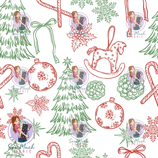 CHRISTMAS Pre-Order: Red & Green Ornaments