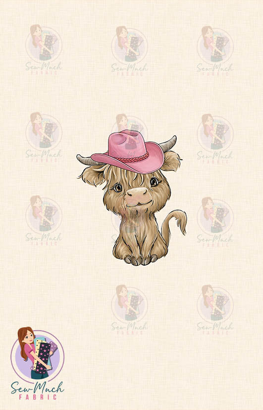 AUGUST Pre-Order (2): Highland Cow Wild & Free PANEL