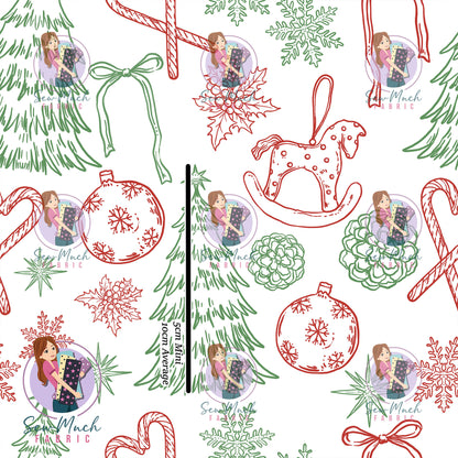 CHRISTMAS Pre-Order: Red & Green Ornaments