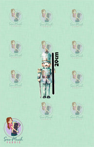 CHRISTMAS Pre-Order: Nutcracker Green 'PANEL'