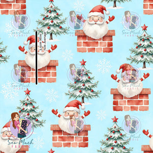 Christmas: Santa Chimney | Knit | Retail | Average Scale
