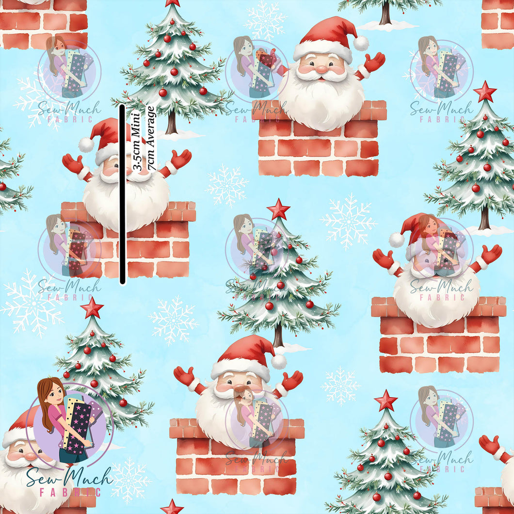 Christmas: Santa Chimney | Knit | Retail | Average Scale