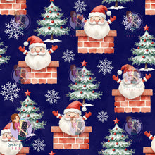 Load image into Gallery viewer, CHRISTMAS Pre-Order: Santa Chimney Navy
