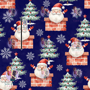 CHRISTMAS: Santa Navy | Knit | Retail | Average Scale