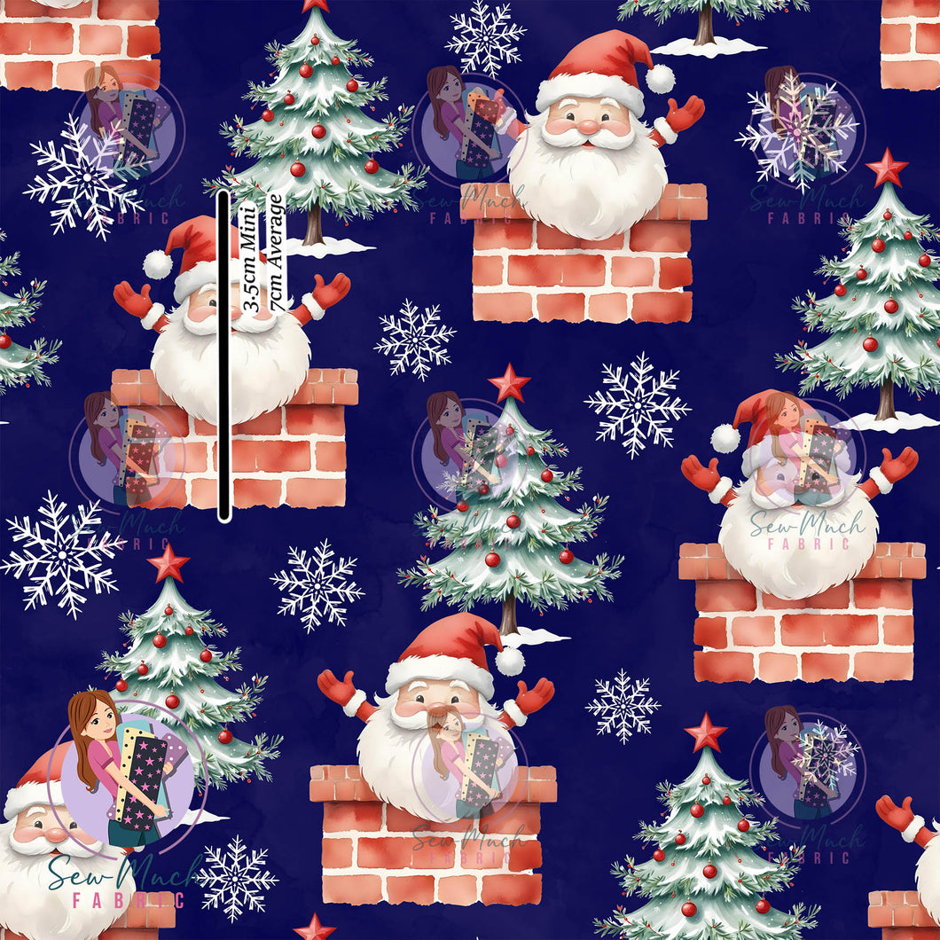 CHRISTMAS: Santa Navy | Knit | Retail | Average Scale