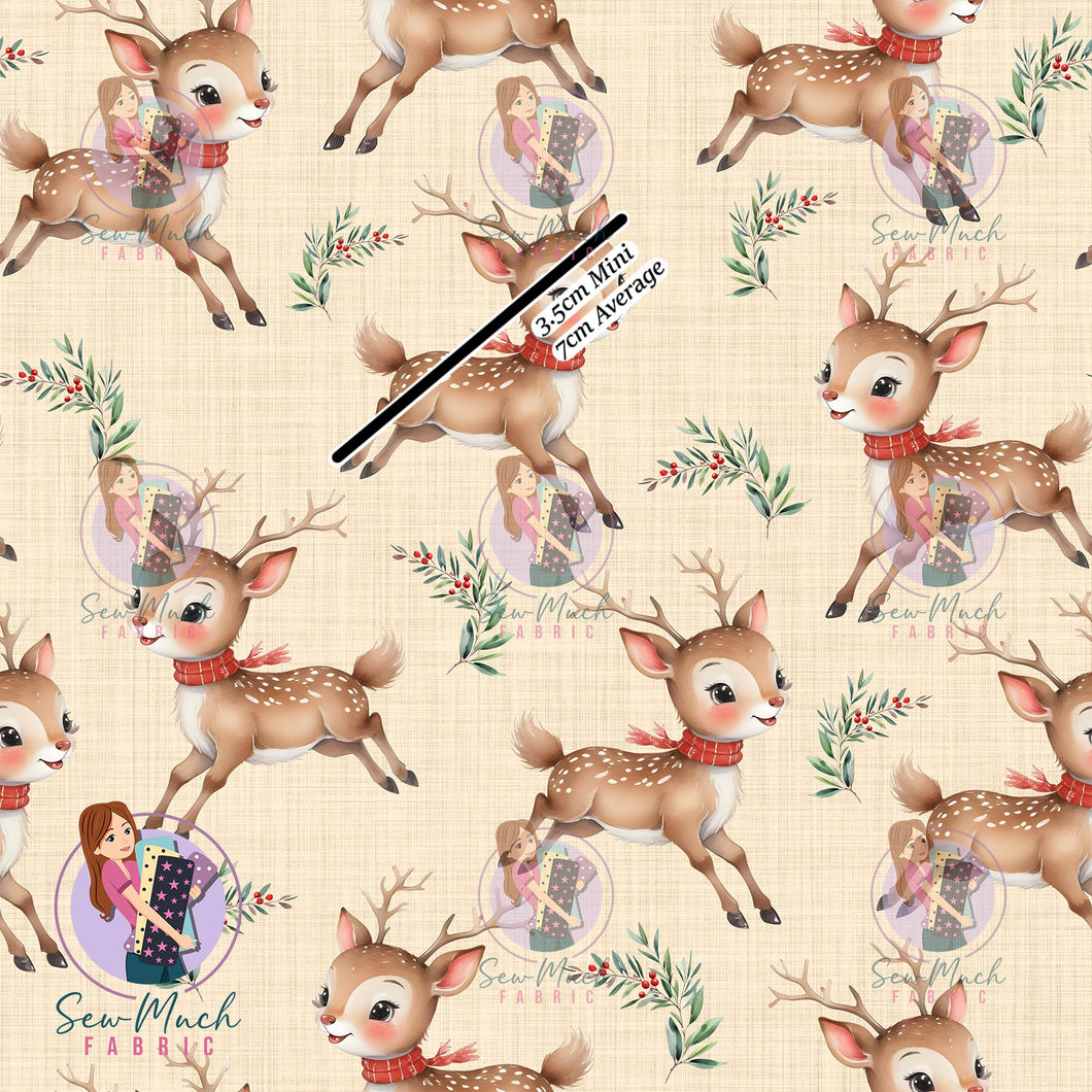 CHRISTMAS: Reindeer Beige | Knit | Retail | Average Scale