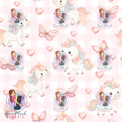 JULY Pre-Order (1): Unicorn Pink Gingham
