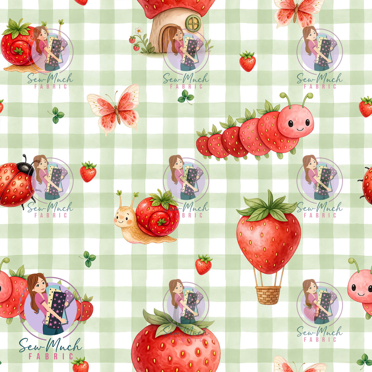 OCTOBER Pre-Order (2): Strawberry Animals Green