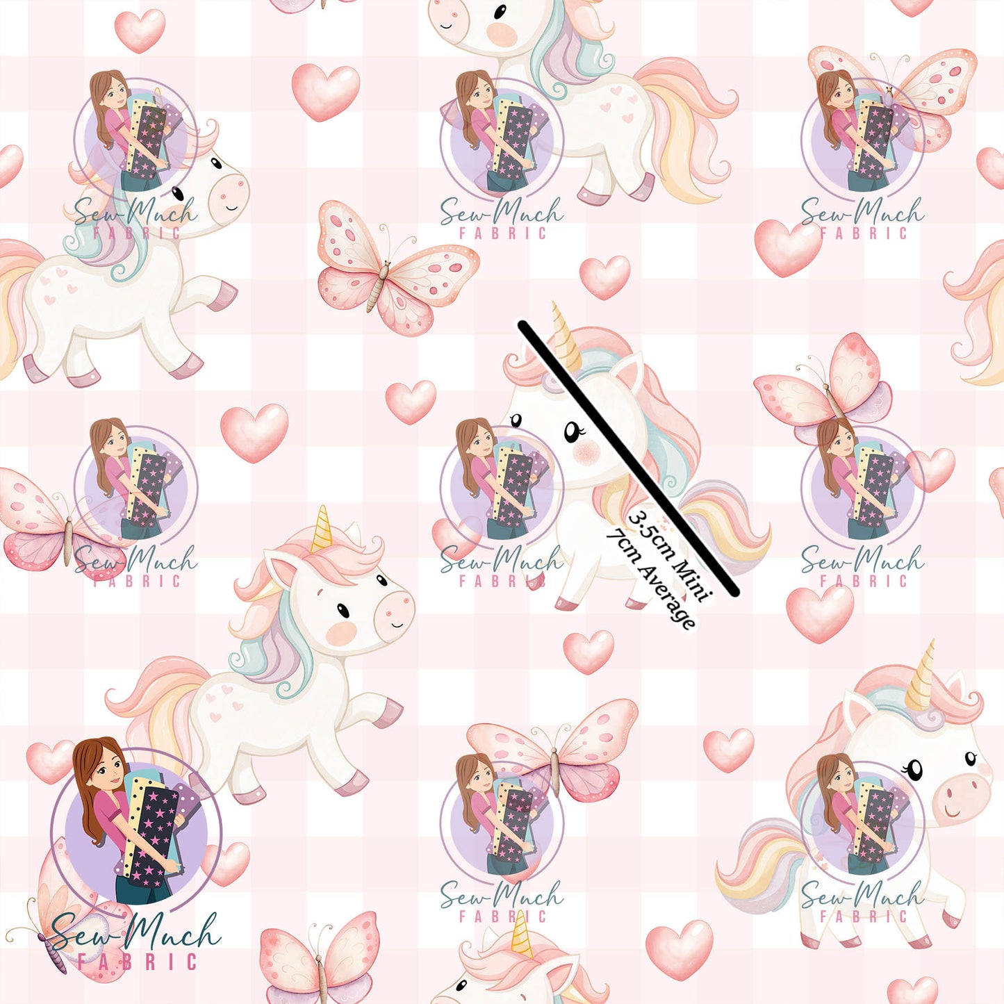 JULY Pre-Order (1): Unicorn Pink Gingham