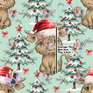 CHRISTMAS Pre-Order: Highland Cow Tree