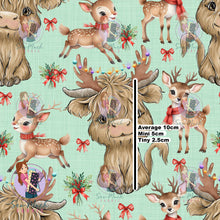 Load image into Gallery viewer, CHRISTMAS Pre-Order: Highland Cow Reindeer
