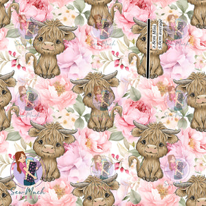 Highland Cows Nicole Floral | Swim | Retail | Average Scale
