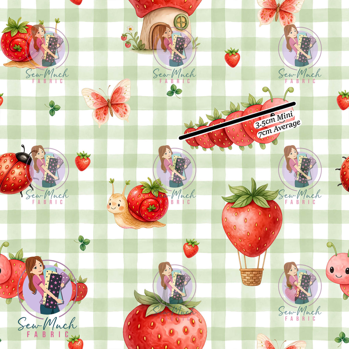 OCTOBER Pre-Order (2): Strawberry Animals Green