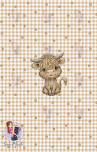 Load image into Gallery viewer, NOVEMBER Pre-Order (2): Highland Cows Beige | PANEL |

