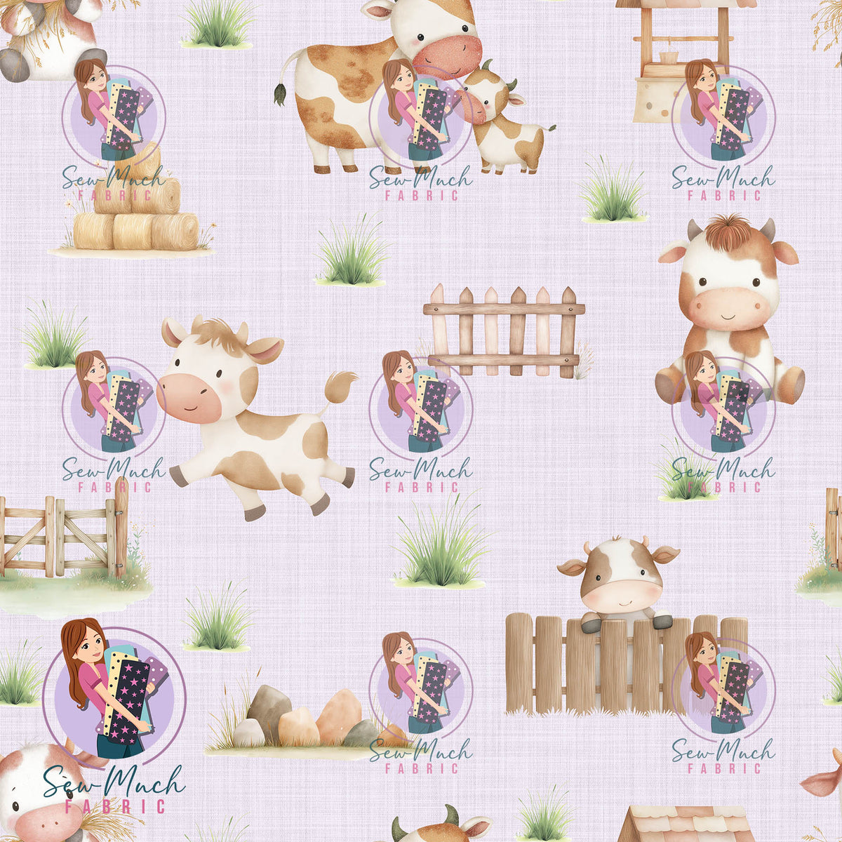 OCTOBER Pre-Order (1): Hereford Cow Purple