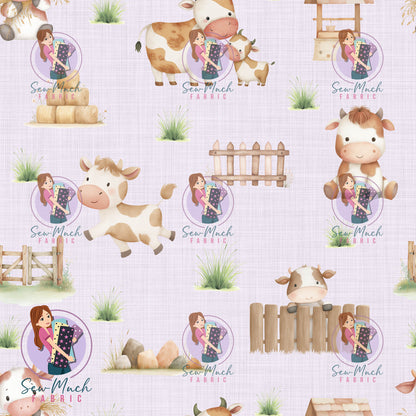 OCTOBER Pre-Order (1): Hereford Cow Purple