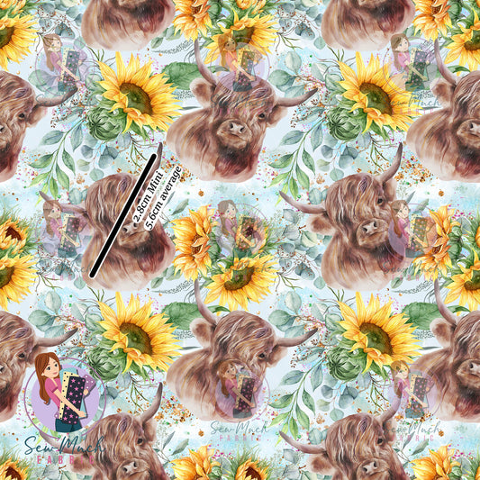 Highland Leaves & Sunflowers | Woven | Retail | Average Scale