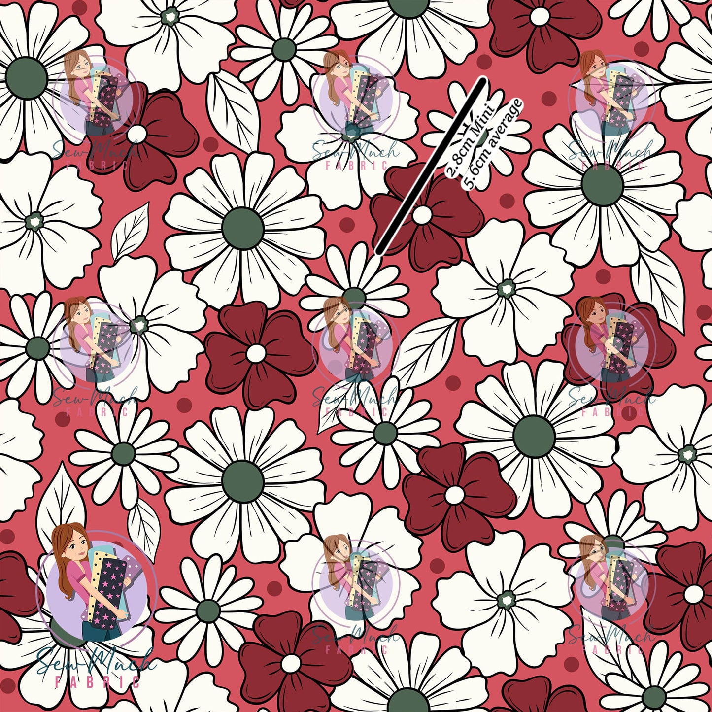 Christmas: Floral BETH | Woven | Retail | MINI Scale