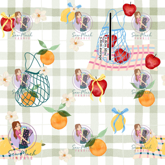 Fruit Gingham | Woven | Retail | MINI Scale