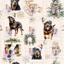 Load image into Gallery viewer, CHRISTMAS Pre-Order: Rottweiler Winter Wonderland
